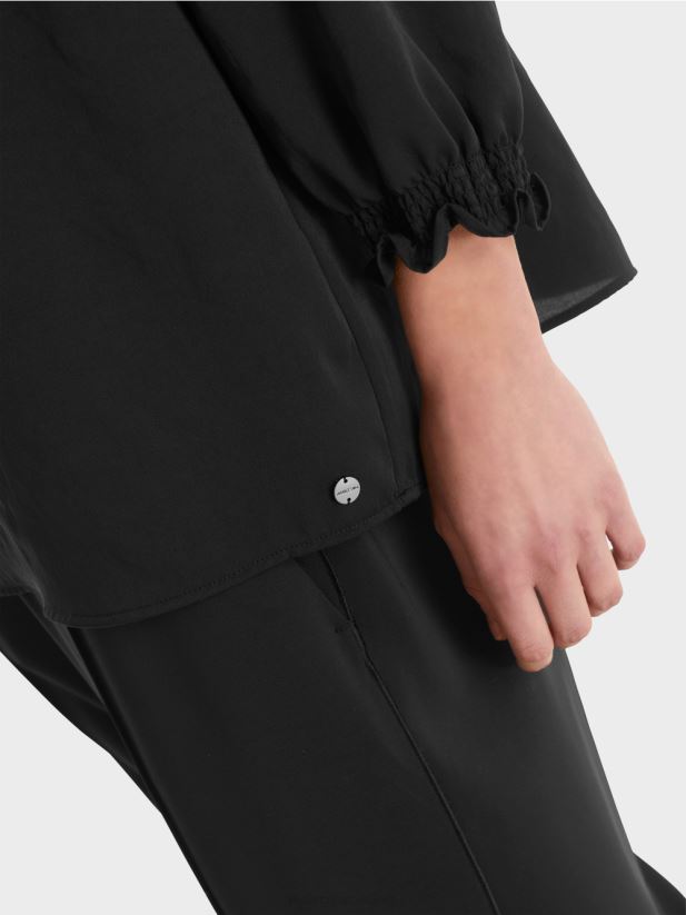 bluză „regândește împreună” Marc Cain negru îmbrăcăminte 4826HH900