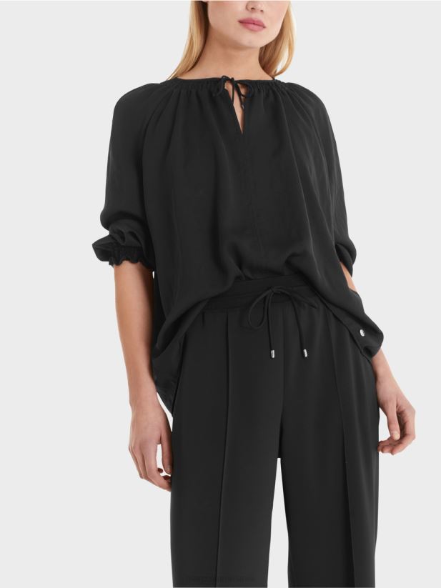 bluză „regândește împreună” Marc Cain negru îmbrăcăminte 4826HH900