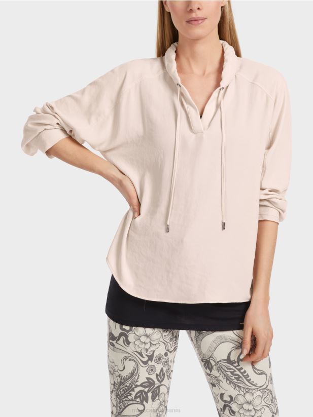 bluză uni kimono Marc Cain floare de migdal îmbrăcăminte 4826HH839