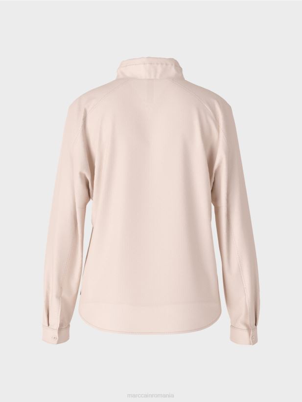 bluză uni kimono Marc Cain floare de migdal îmbrăcăminte 4826HH839