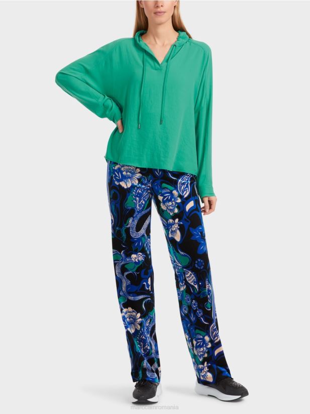 bluză uni kimono Marc Cain smalț îmbrăcăminte 4826HH838