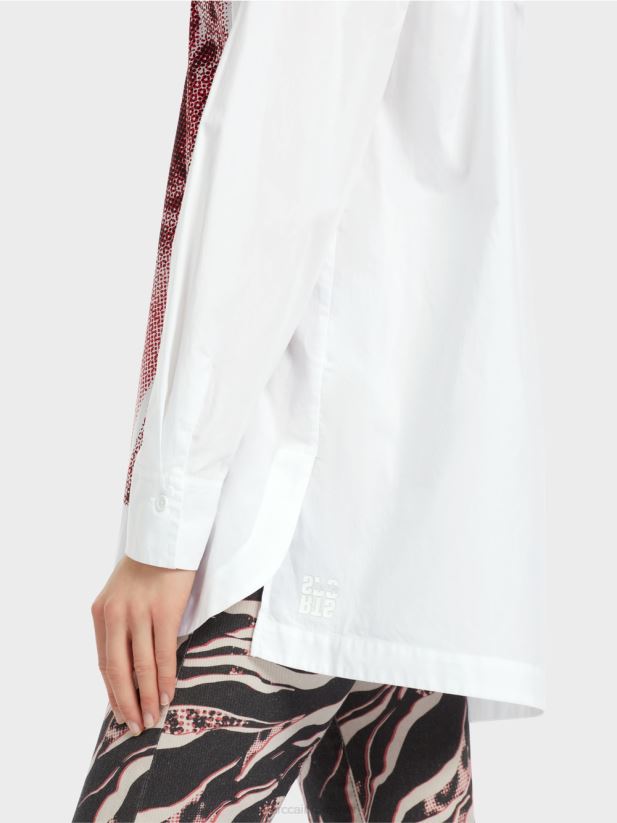 bluza cămașă „rethink together”. Marc Cain campari îmbrăcăminte 4826HH848