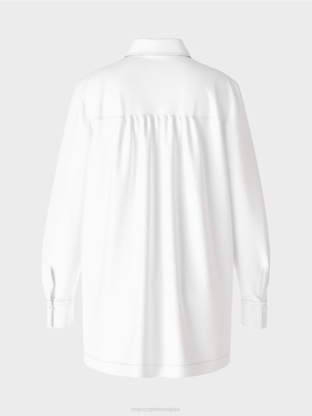 bluza cămașă „rethink together”. Marc Cain campari îmbrăcăminte 4826HH848