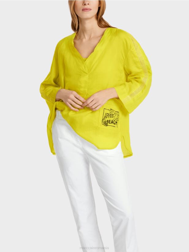 bluza cu aplicatie \"apres beach\". Marc Cain var usor îmbrăcăminte 4826HH934