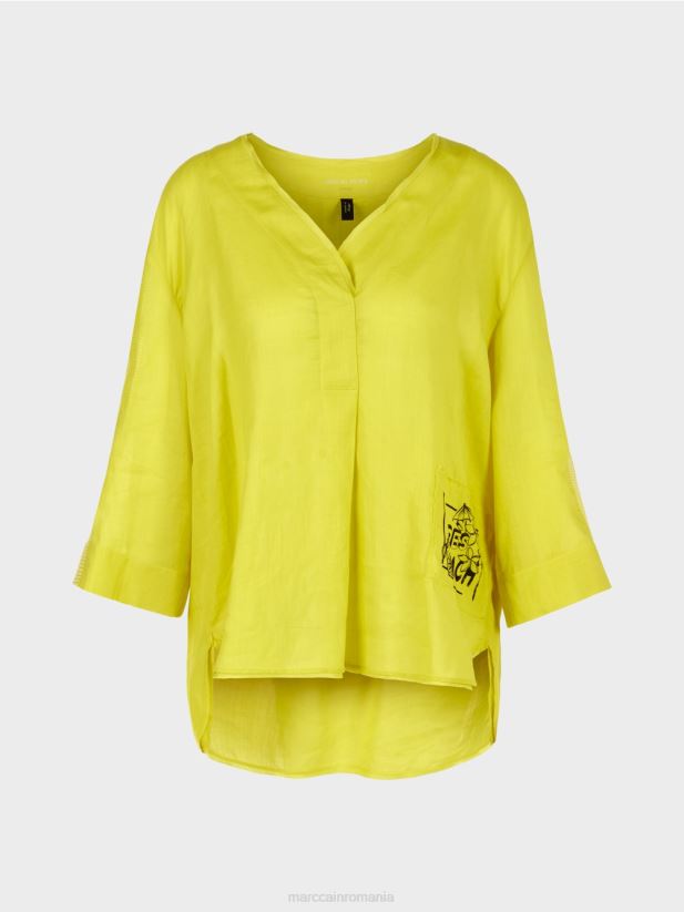 bluza cu aplicatie \"apres beach\". Marc Cain var usor îmbrăcăminte 4826HH934