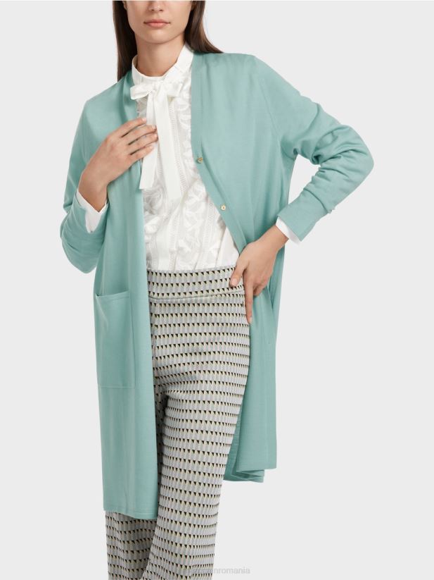 bluza eleganta cu broderie Marc Cain aproape alb îmbrăcăminte 4826HH878