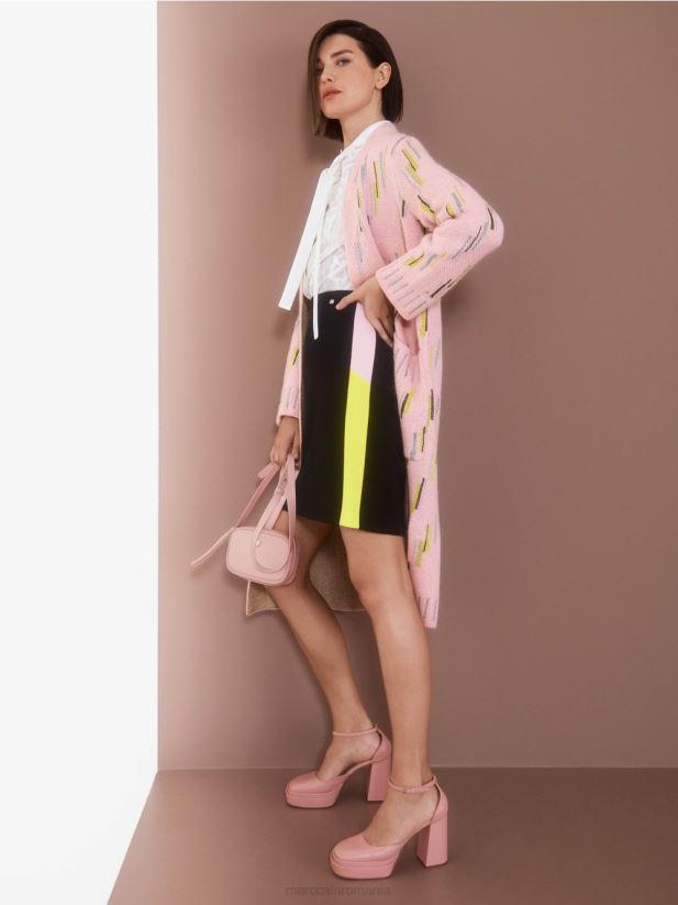 bluza eleganta cu broderie Marc Cain aproape alb îmbrăcăminte 4826HH878