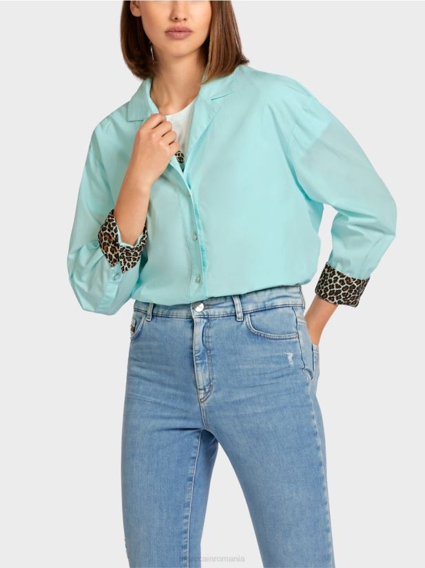 bluza feminina „rethink together”. Marc Cain luminator moale îmbrăcăminte 4826HH978