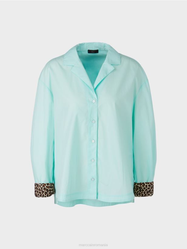 bluza feminina „rethink together”. Marc Cain luminator moale îmbrăcăminte 4826HH978