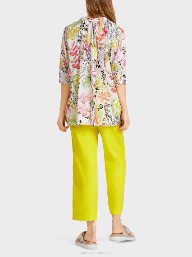 bluza imprimata cu model floral Marc Cain var usor îmbrăcăminte 4826HH937