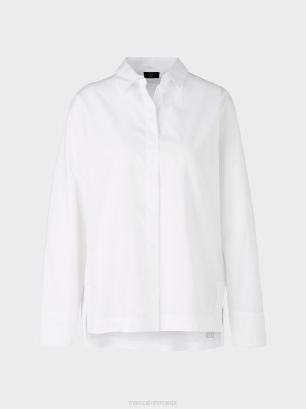 bluza kimono „regândiți împreună”. Marc Cain alb îmbrăcăminte 4826HH868