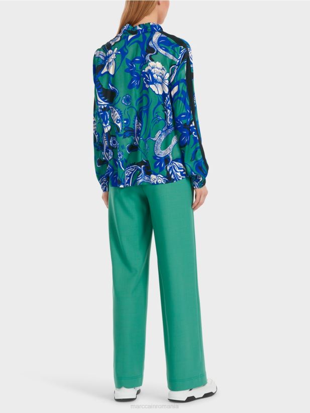 bluza raglan „rethink together”. Marc Cain smalț îmbrăcăminte 4826HH836