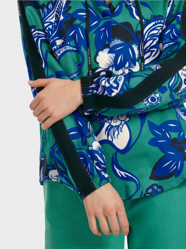 bluza raglan „rethink together”. Marc Cain smalț îmbrăcăminte 4826HH836