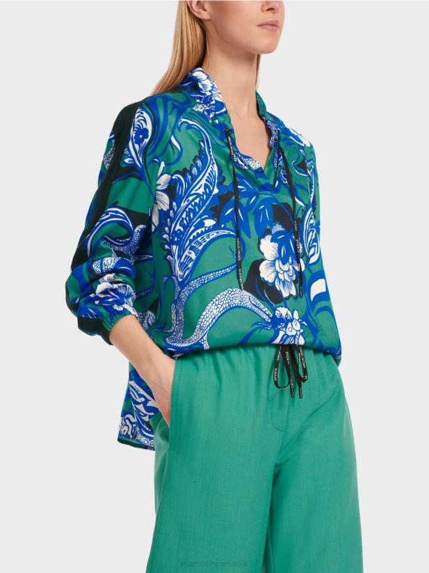 bluza raglan „rethink together”. Marc Cain smalț îmbrăcăminte 4826HH836