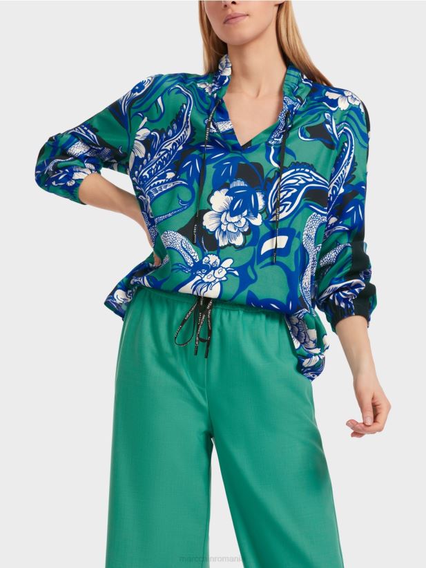 bluza raglan „rethink together”. Marc Cain smalț îmbrăcăminte 4826HH836