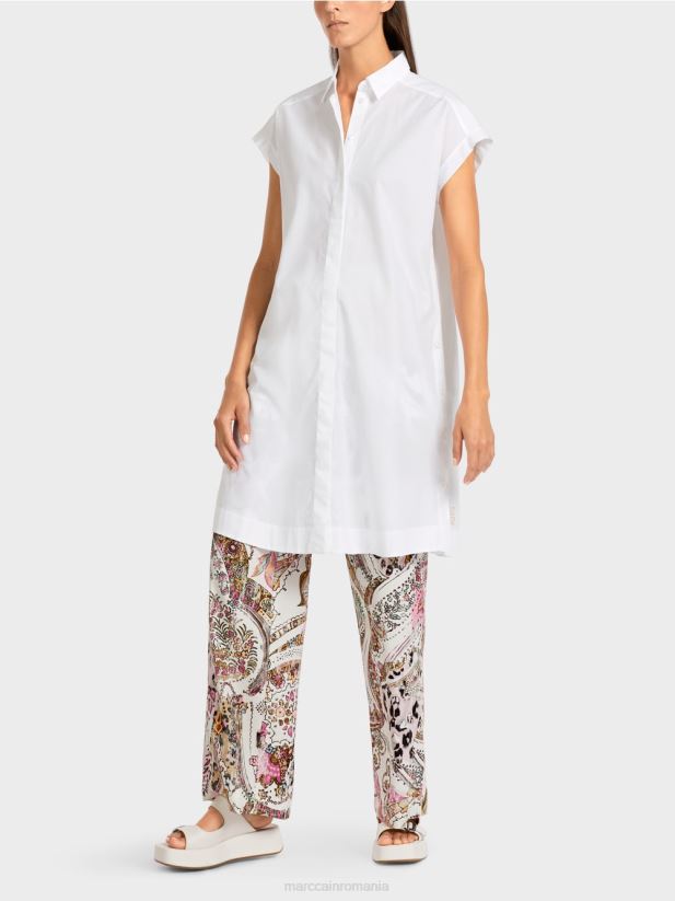 bluza „regândiți împreună”. Marc Cain alb îmbrăcăminte 4826HH956