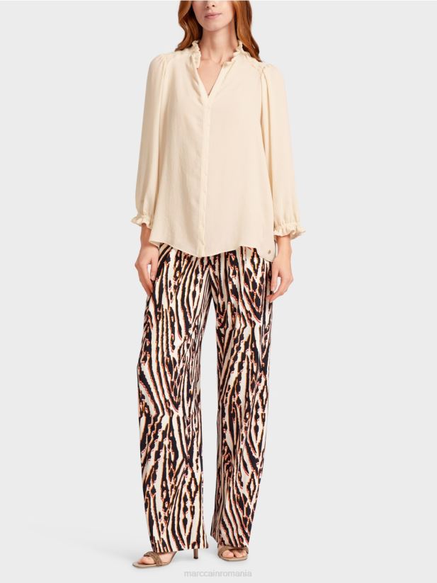 bluza „regândiți împreună”. Marc Cain cremă îmbrăcăminte 4826HH912