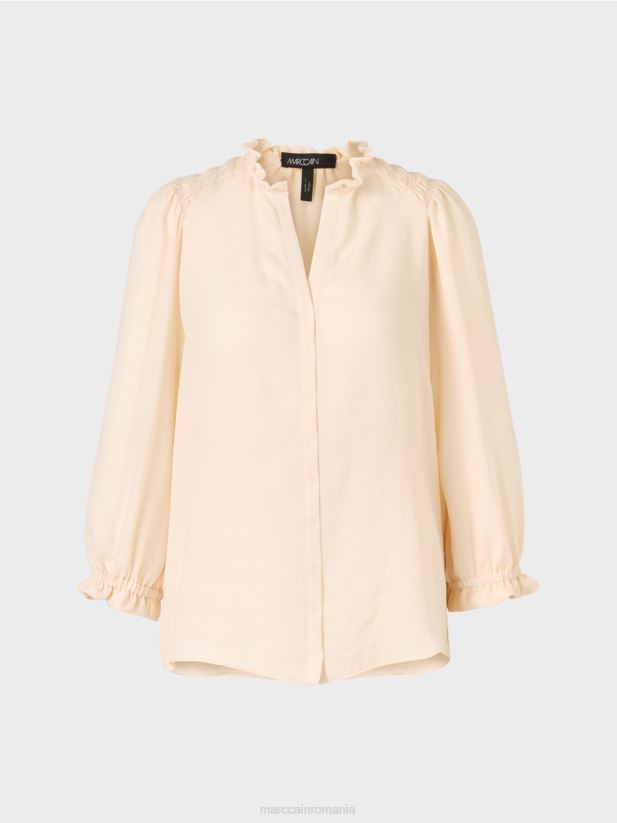 bluza „regândiți împreună”. Marc Cain cremă îmbrăcăminte 4826HH912