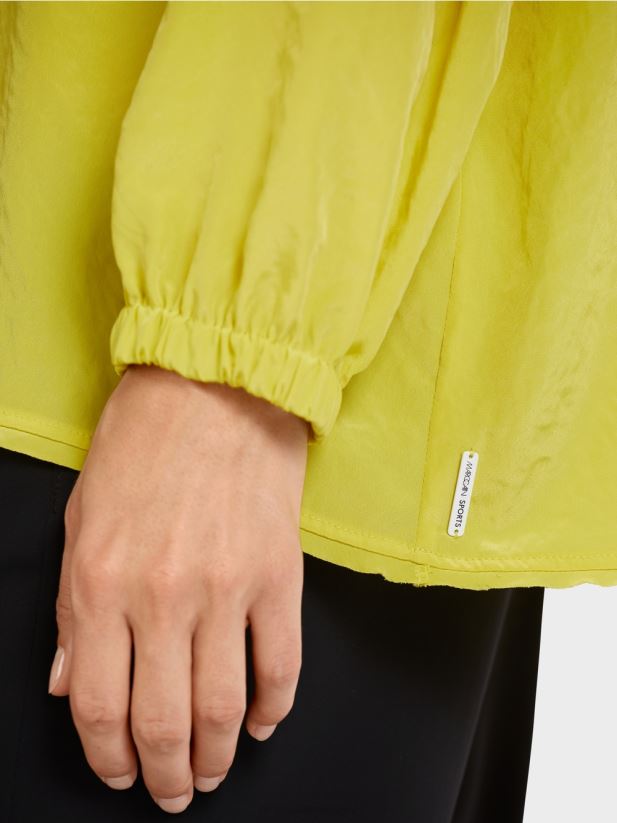 top ușor în stil bluză Marc Cain sulf verde îmbrăcăminte 4826HH988