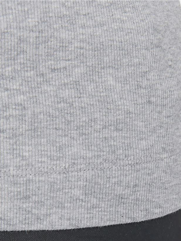 cămașă cu guler rotund și mâneci scurte Marc Cain gri îmbrăcăminte 4826HH1488