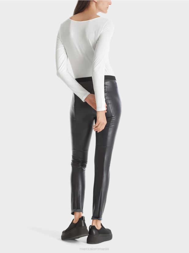 cămașă delicată cu mânecă lungă Marc Cain alb îmbrăcăminte 4826HH1473