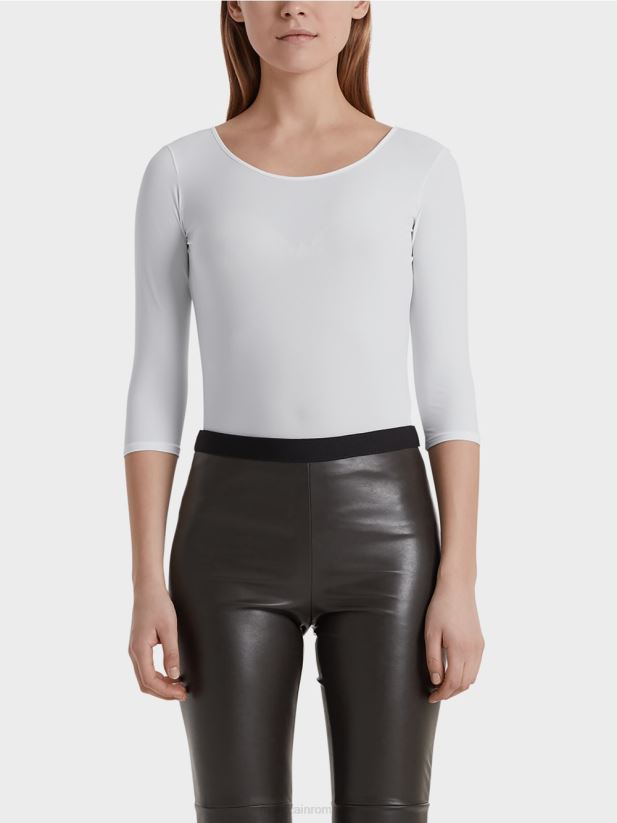 camasa extrem de delicata cu maneca lunga Marc Cain alb îmbrăcăminte 4826HH1481