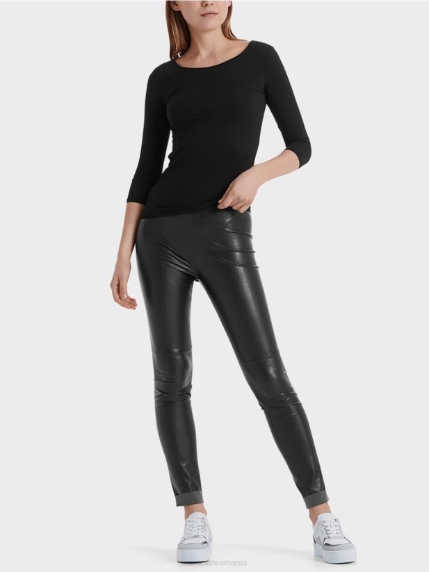 camasa extrem de delicata cu maneca lunga Marc Cain negru îmbrăcăminte 4826HH1470