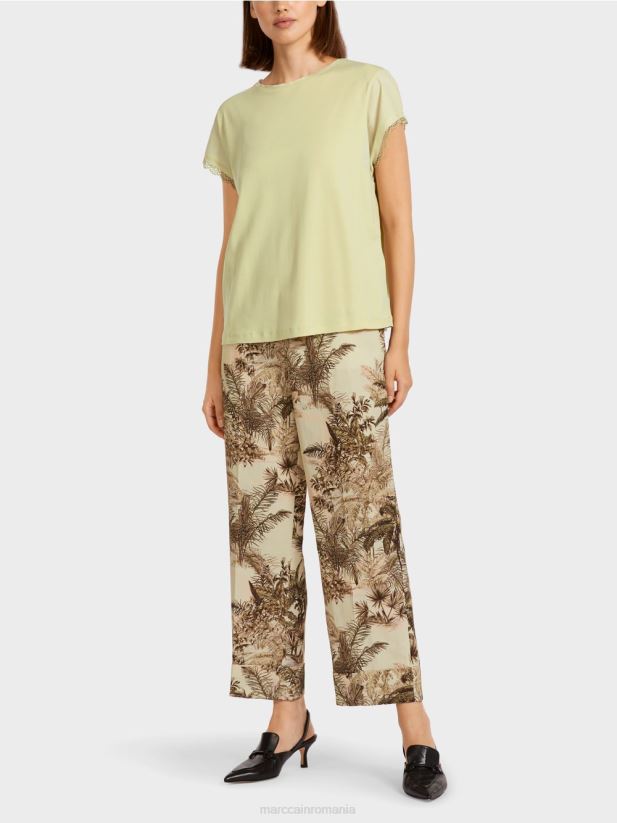 top cu dantelă Marc Cain respirație moale îmbrăcăminte 4826HH1415