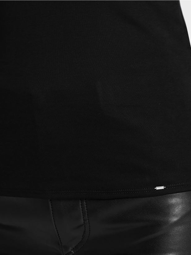 top de bază cu decolteu larg Marc Cain negru îmbrăcăminte 4826HH1476