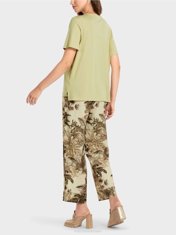 top din bumbac elastic Marc Cain respirație moale îmbrăcăminte 4826HH1420