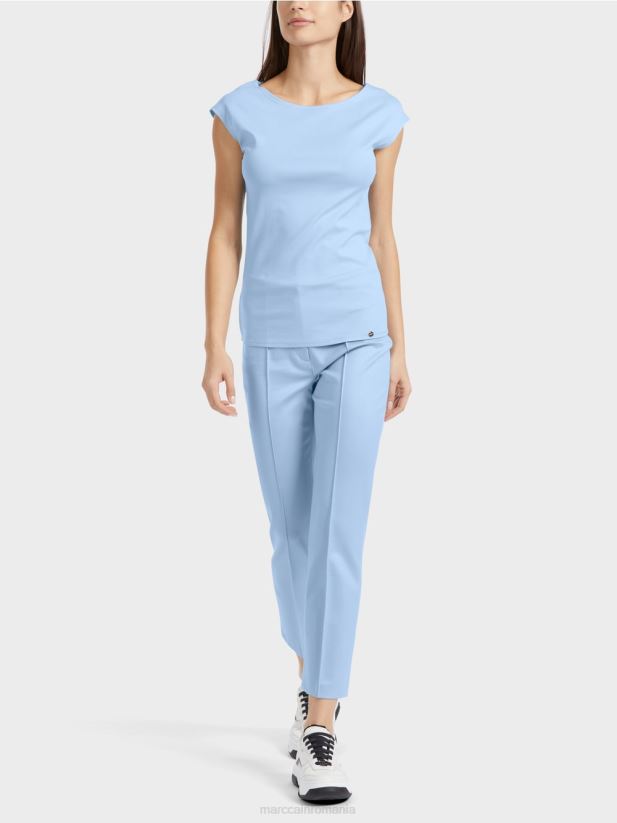 tricou care îmbrățișează trupul Marc Cain cer întunecat de vară îmbrăcăminte 4826HH1337