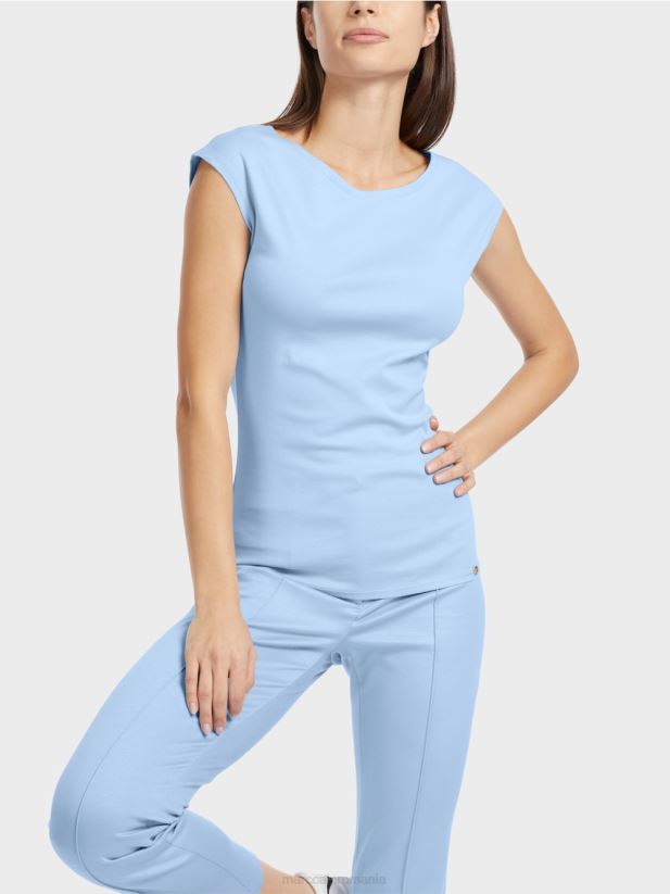 tricou care îmbrățișează trupul Marc Cain cer întunecat de vară îmbrăcăminte 4826HH1337