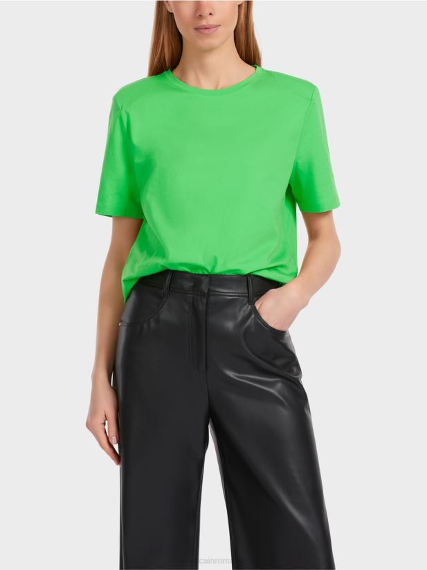 tricou cu croiala boxy Marc Cain verde măr închis îmbrăcăminte 4826HH1249