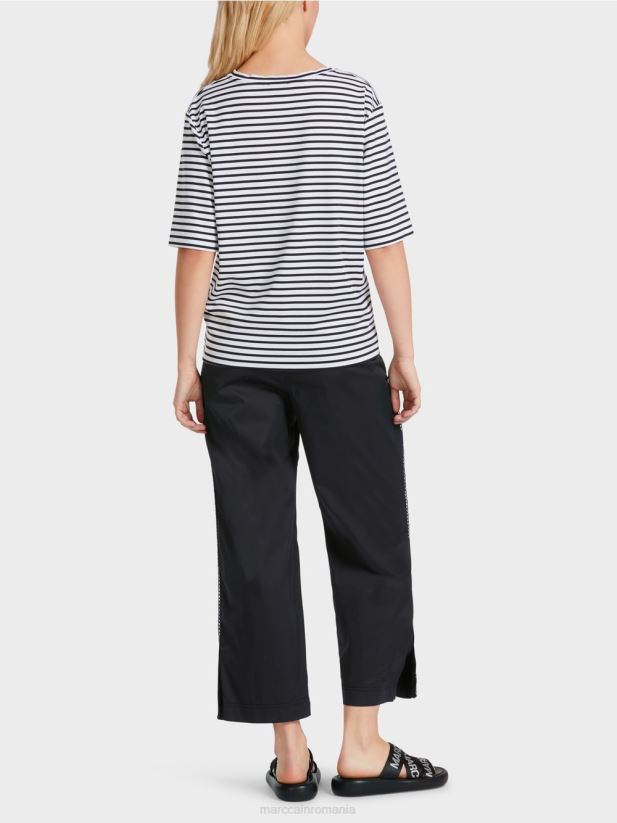 tricou cu declarație Marc Cain dunga îmbrăcăminte 4826HH1362