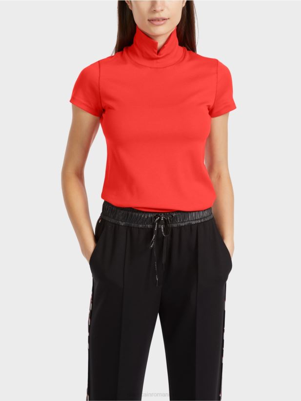 tricou cu gât înalt Marc Cain campari îmbrăcăminte 4826HH1333