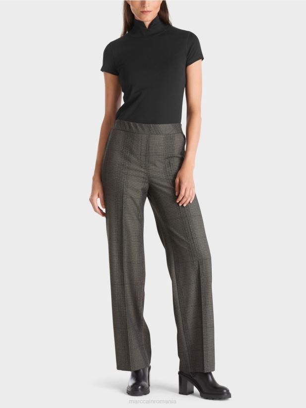 tricou cu gât înalt Marc Cain negru îmbrăcăminte 4826HH1342