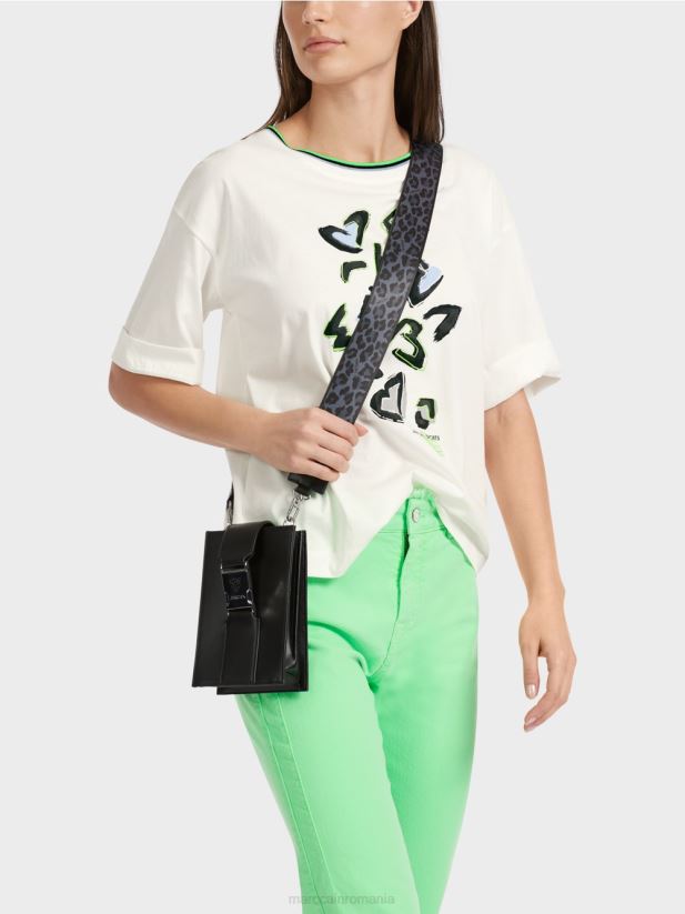 tricou „regândiți împreună”. Marc Cain aproape alb îmbrăcăminte 4826HH1294