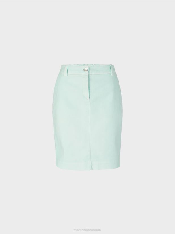 fusta din denim „regândiți împreună”. Marc Cain luminator moale îmbrăcăminte 4826HH497