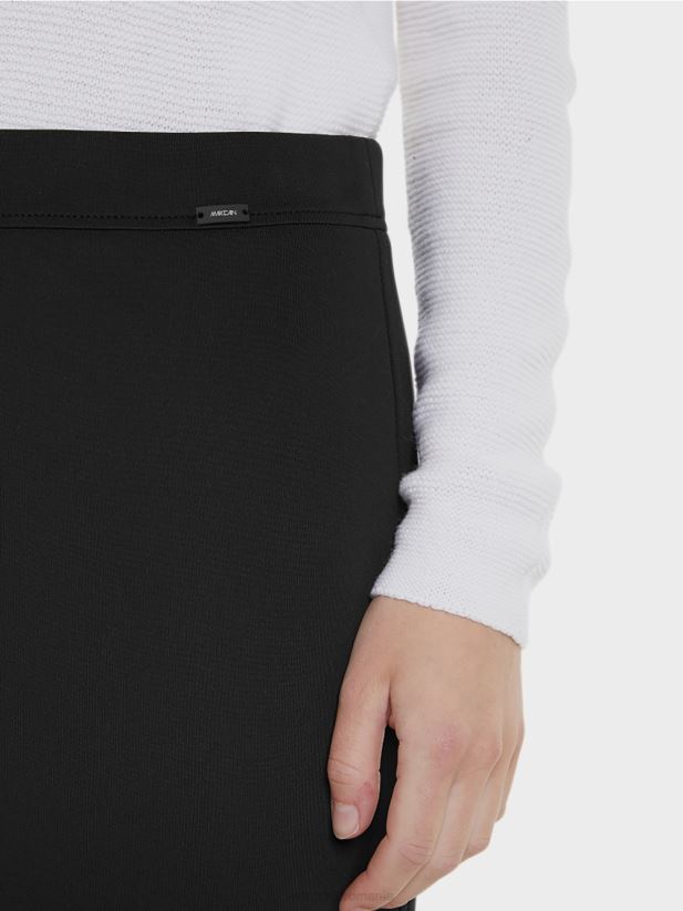 fusta din jerse elastic Marc Cain negru îmbrăcăminte 4826HH515