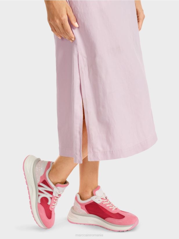 fusta evazata Marc Cain lavandă ușoară îmbrăcăminte 4826HH489