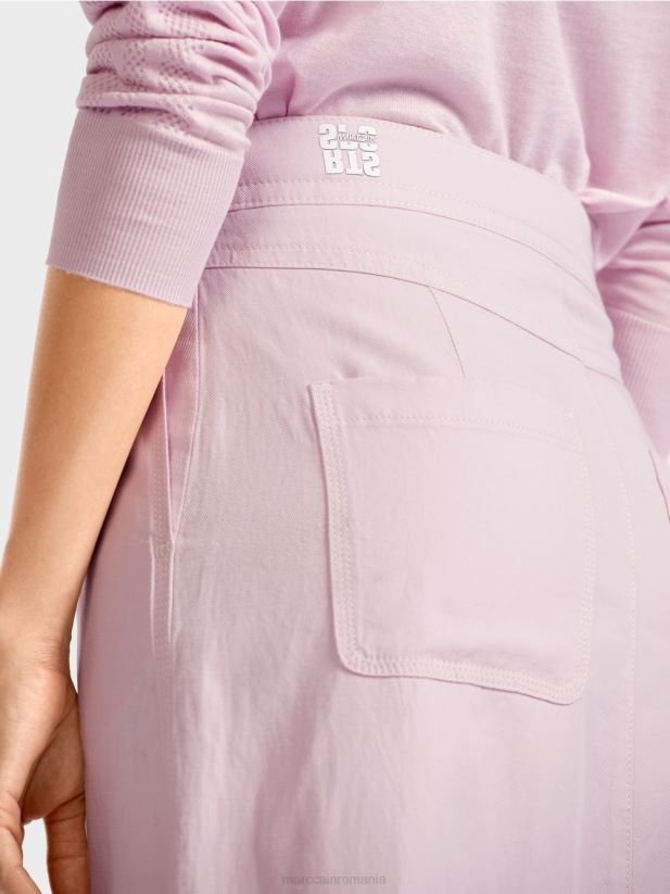 fusta evazata Marc Cain lavandă ușoară îmbrăcăminte 4826HH489