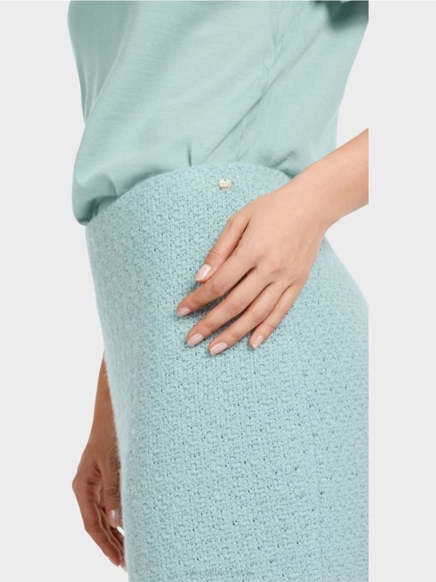 fusta mini tricotata in germania Marc Cain albastru închis la cer îmbrăcăminte 4826HH471