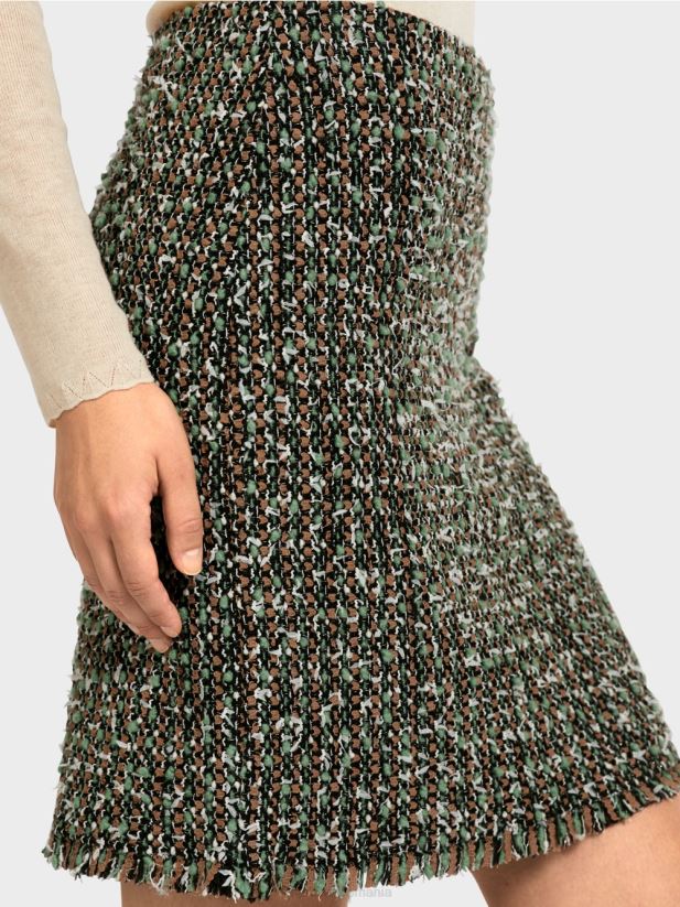 fusta mini \"tricotata in germania\" Marc Cain negru îmbrăcăminte 4826HH510