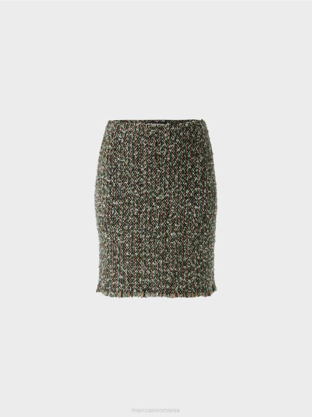 fusta mini \"tricotata in germania\" Marc Cain negru îmbrăcăminte 4826HH510