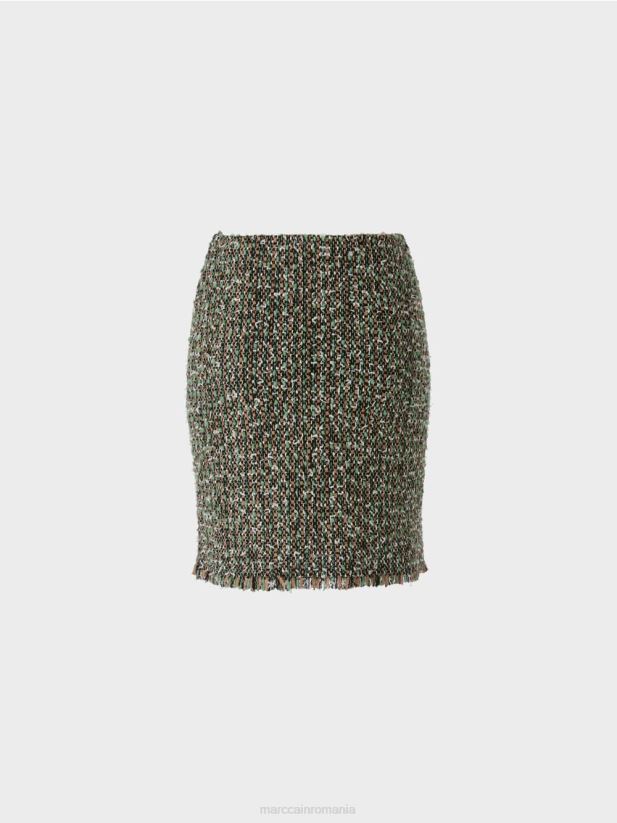 fusta mini \"tricotata in germania\" Marc Cain negru îmbrăcăminte 4826HH510