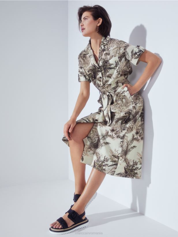 fusta pana la gambe Marc Cain respirație moale îmbrăcăminte 4826HH493