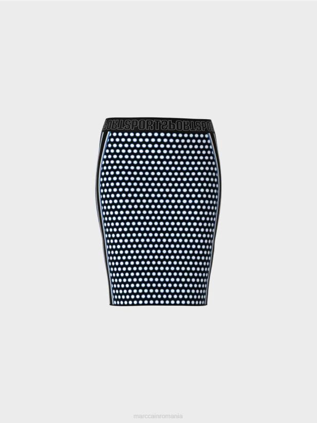 fusta \"tricotata in germania\" Marc Cain negru îmbrăcăminte 4826HH507