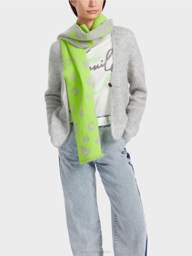 cardigan 100% fabricat in Germania Marc Cain gri argintiu îmbrăcăminte 4826HH329