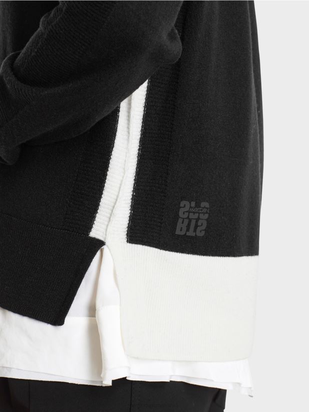 cardigan cu maneci raglan Marc Cain negru îmbrăcăminte 4826HH425