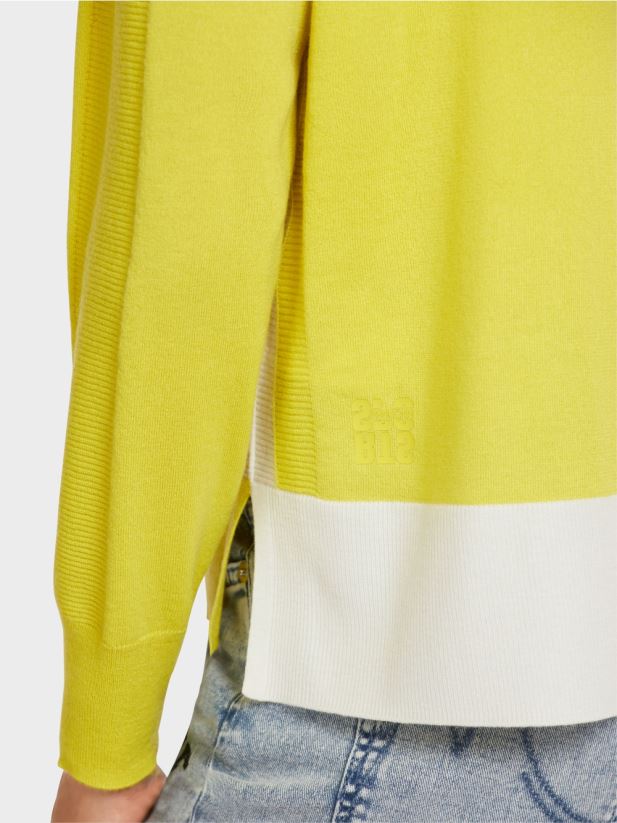 cardigan cu maneci raglan Marc Cain sulf verde îmbrăcăminte 4826HH431